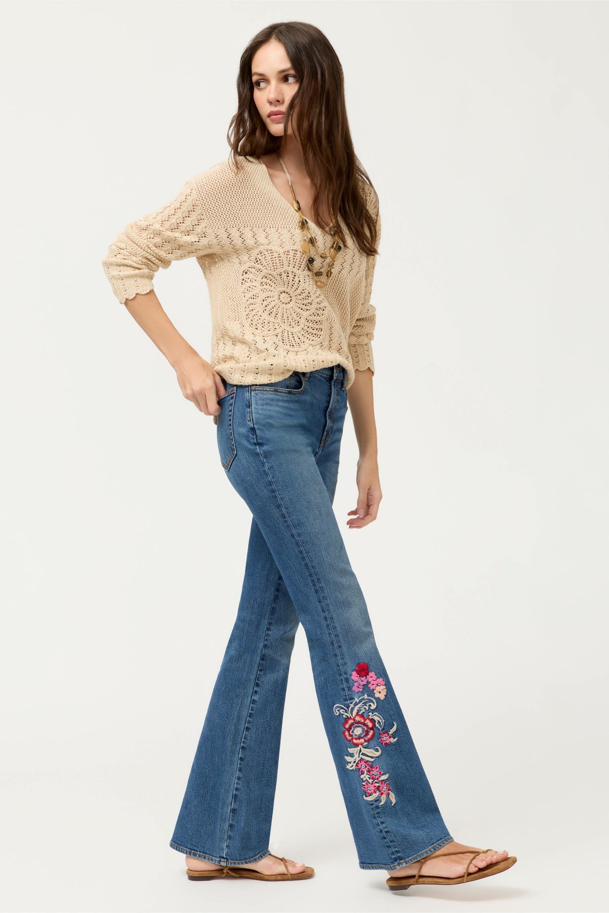 THE HIGH RISE FLARE JEAN