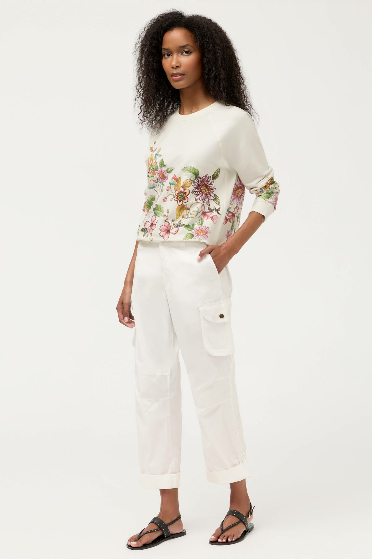 POPLIN CARGO PANT