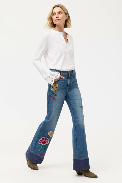 THE HIGH RISE WIDE LEG JEAN