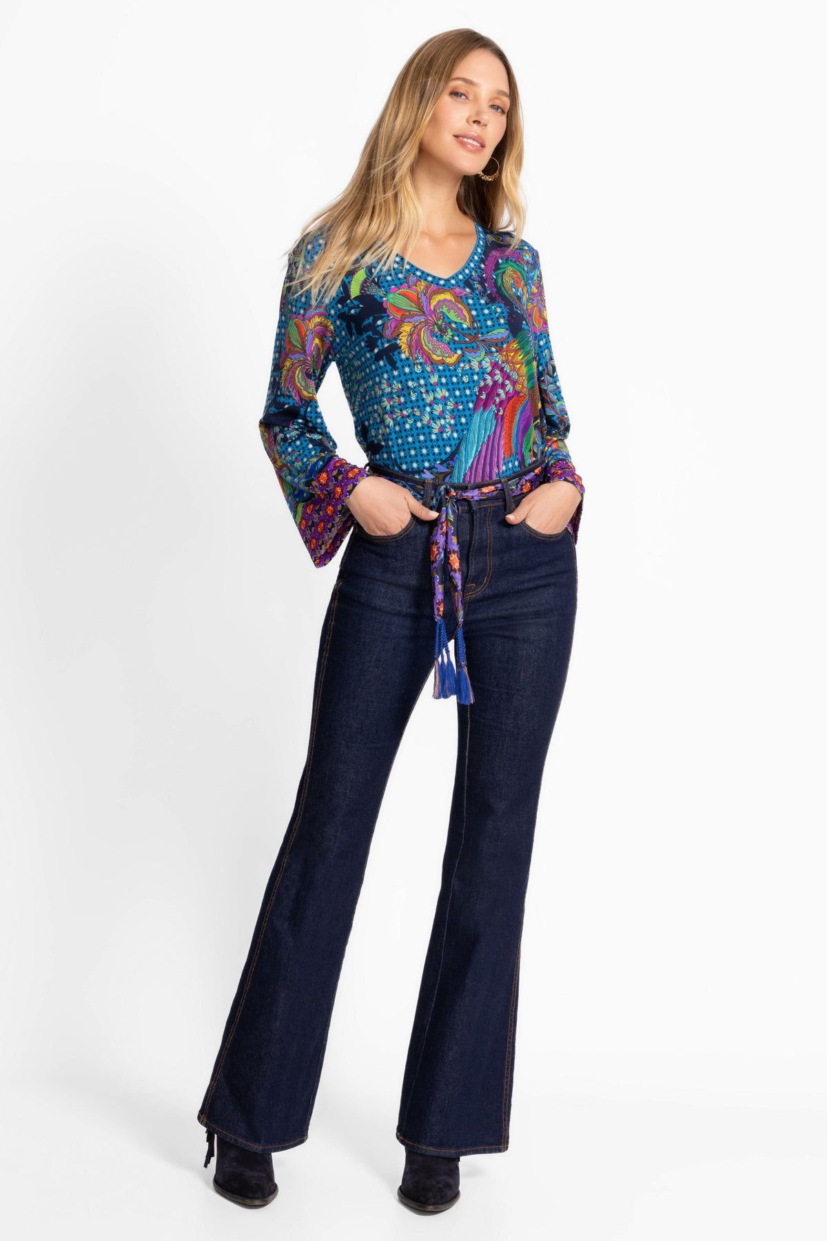 THE HIGH RISE FLARE JEAN
