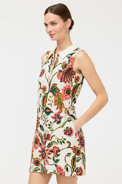 BEE ACTIVE FRENCH TERRY POLO TENNIS DRESS