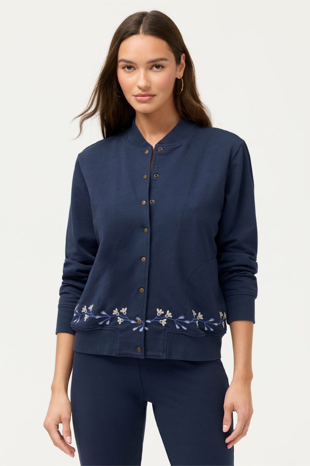 BEE ACTIVE FRENCH TERRY BOMBER JACKET