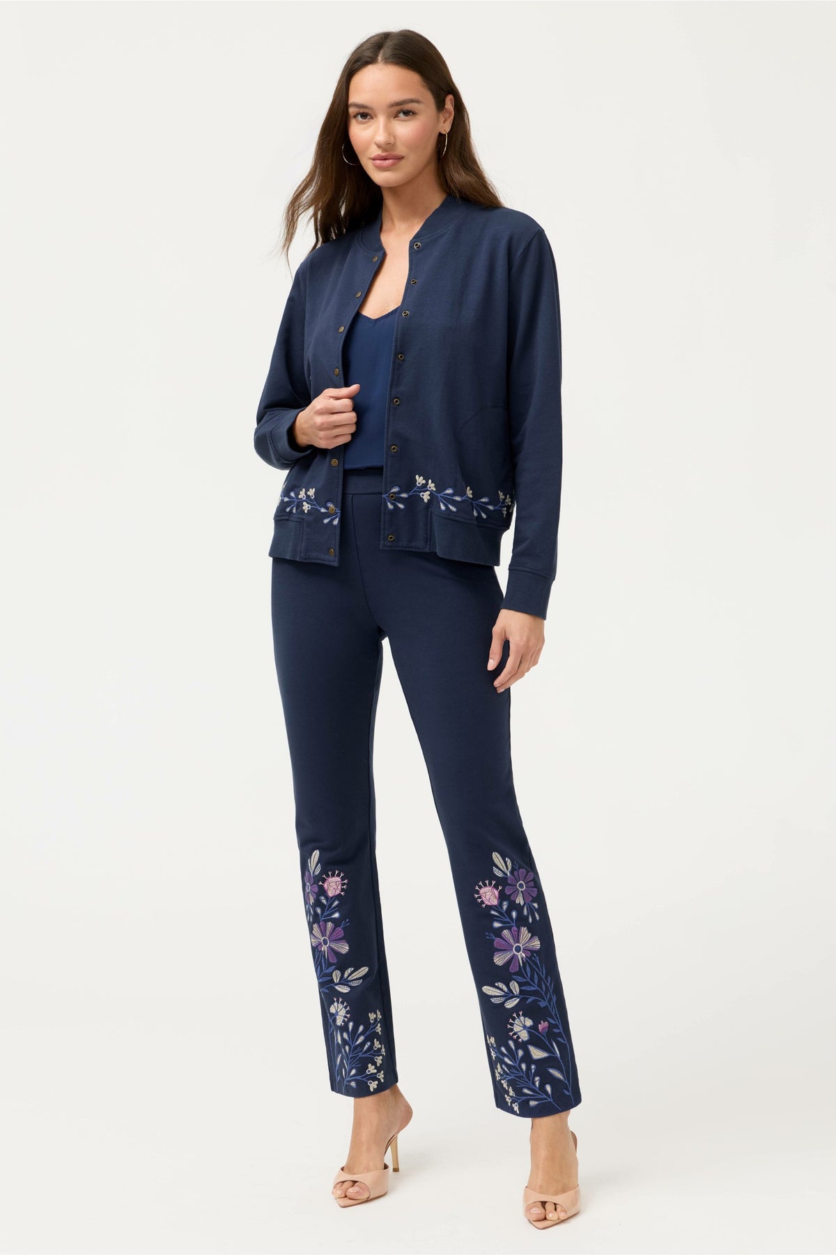 BEE ACTIVE FRENCH TERRY BOMBER JACKET