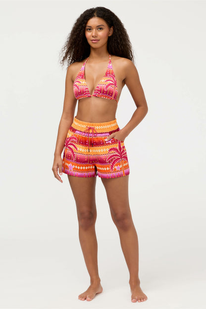 ZAHARA HIGH WAIST BOARD SHORTS