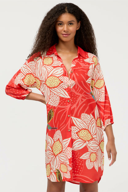 JW X ASHLEY PERCIVAL BUTTON DOWN SHIRT DRESS
