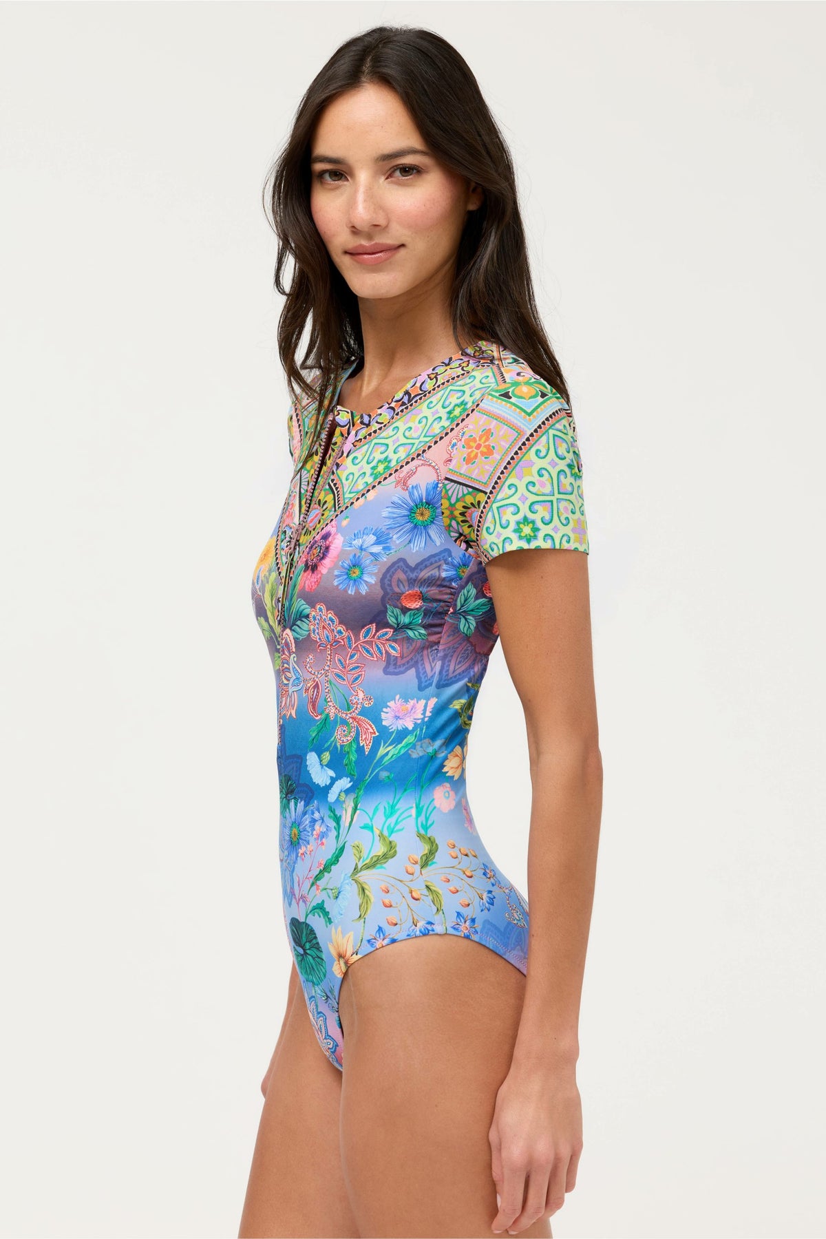 LILLIANA SHORT SLEEVE ONE PIECE