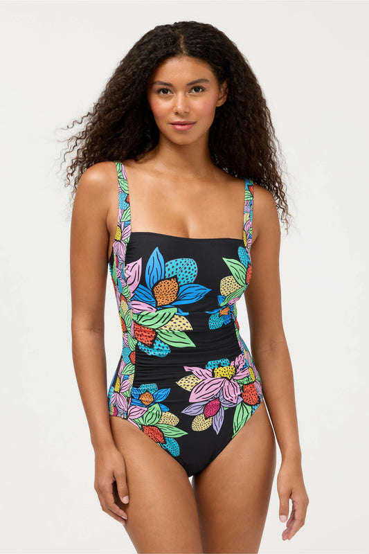 JW X ASHLEY PERCIVAL RUCHED ONE PIECE