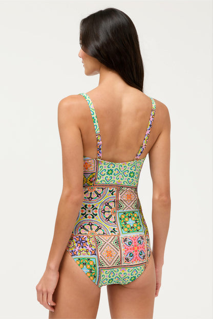 MARILYN RUCHED ONE PIECE