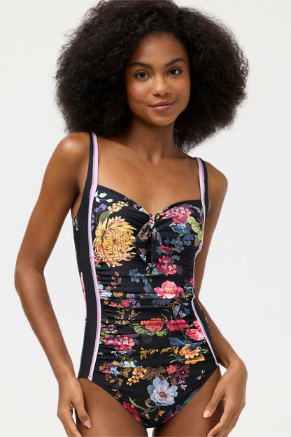 BACCARA TIE RUCHED ONE PIECE