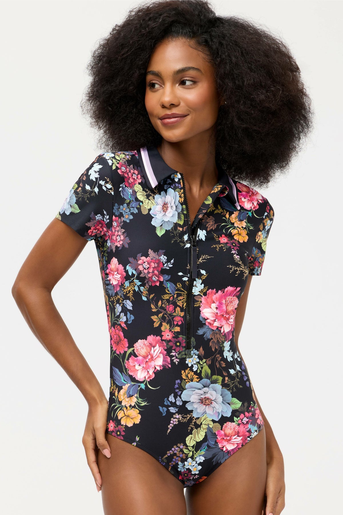 BACCARA SHORT SLEEVE POLO ONE PIECE