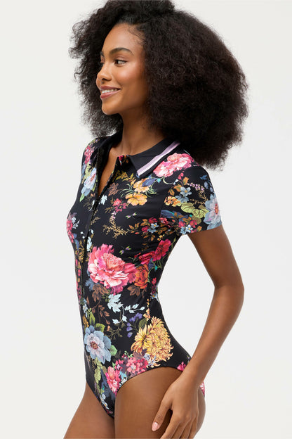 BACCARA SHORT SLEEVE POLO ONE PIECE