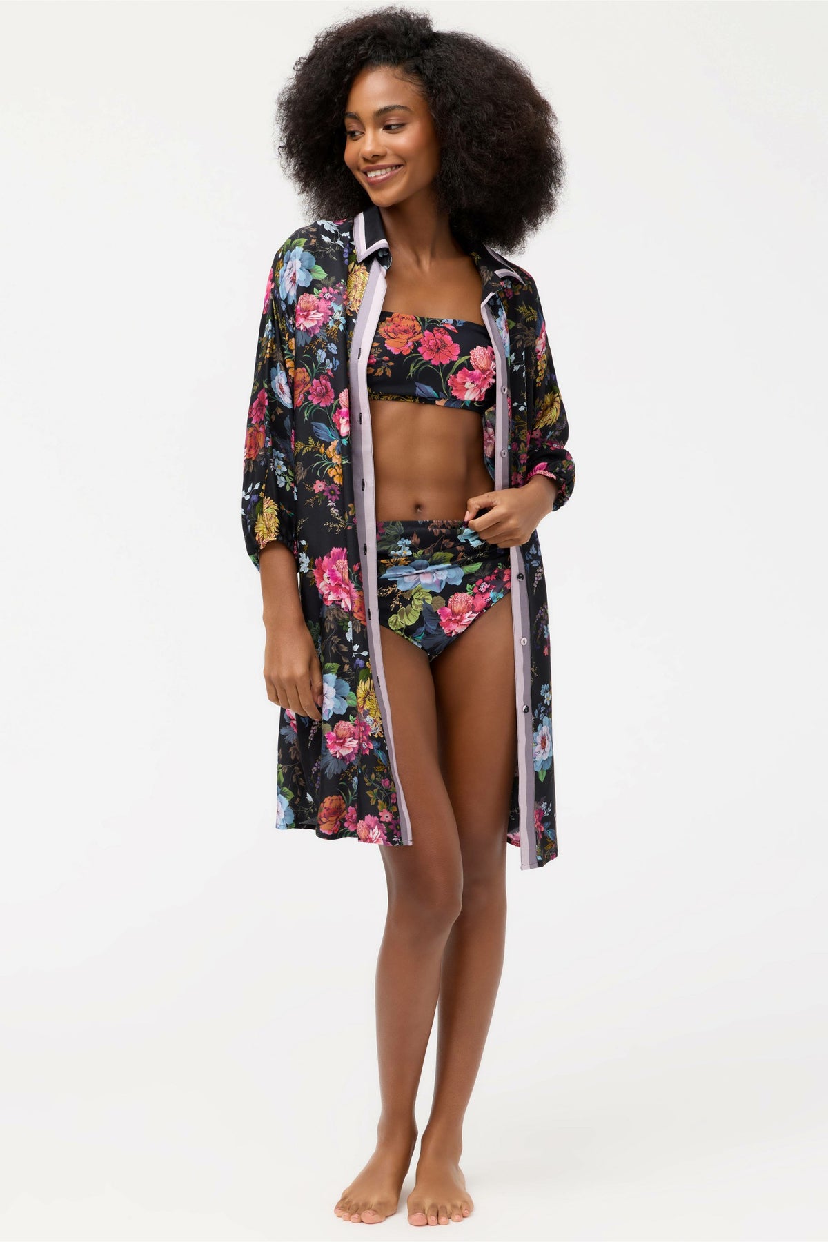 BACCARA BUTTON DOWN SHIRT DRESS