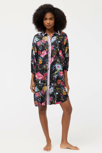 BACCARA BUTTON DOWN SHIRT DRESS