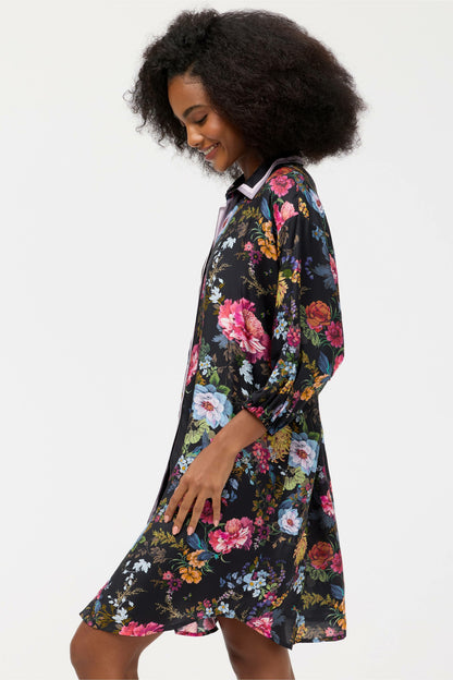 BACCARA BUTTON DOWN SHIRT DRESS