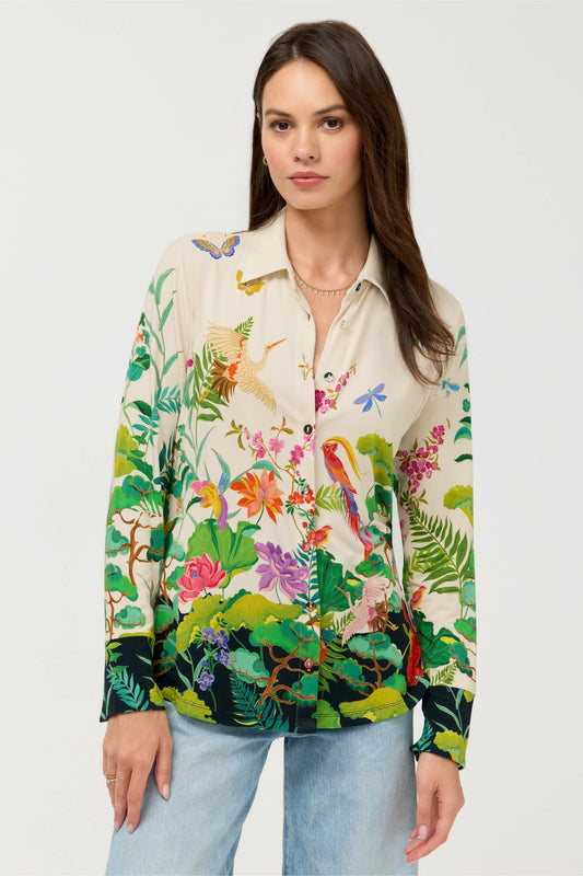 THE JANIE FAVORITE BUTTON FRONT SHIRT