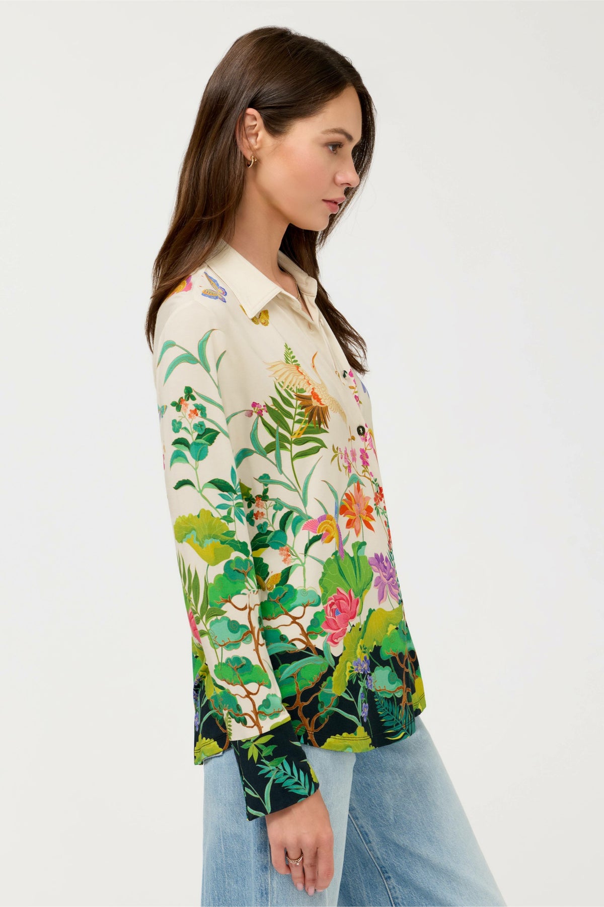 THE JANIE FAVORITE BUTTON FRONT SHIRT