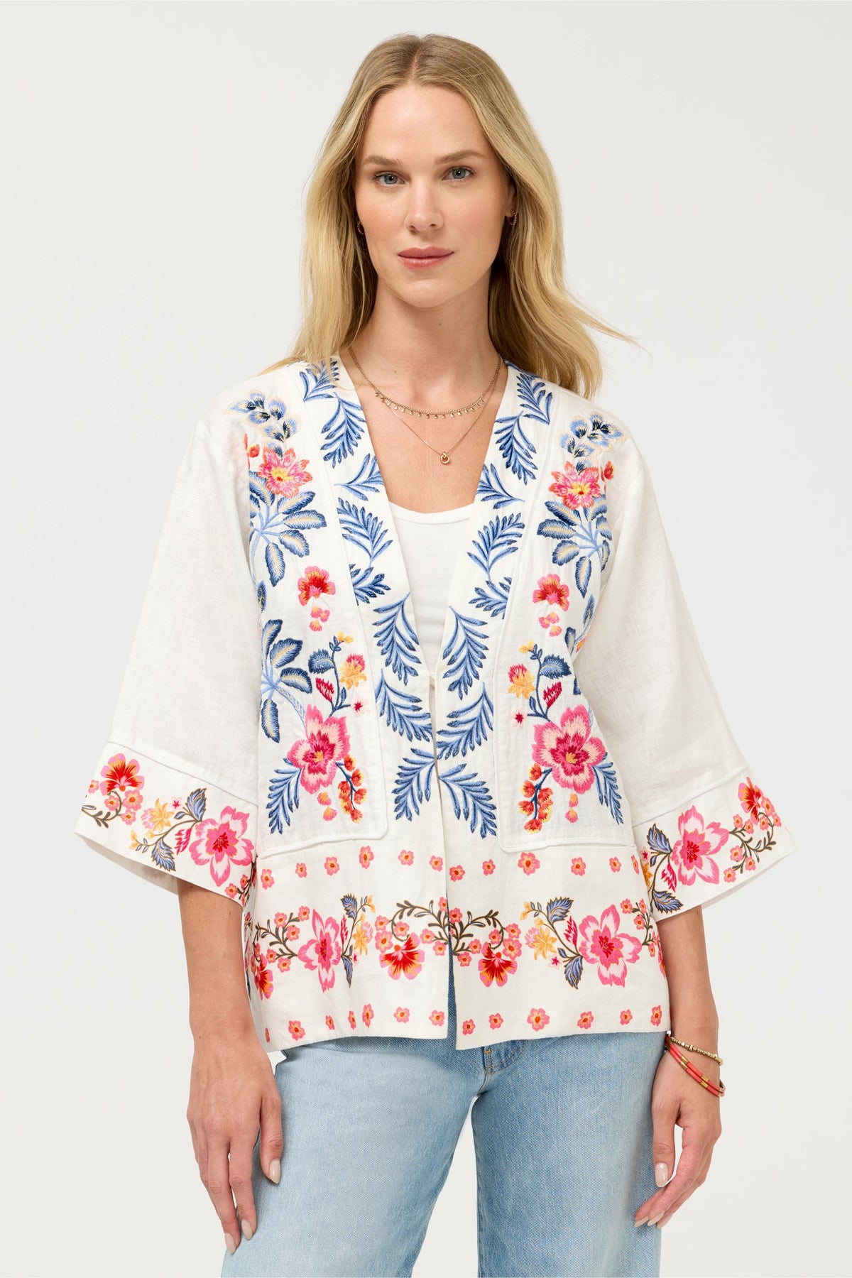 WIDE HEM KIMONO
