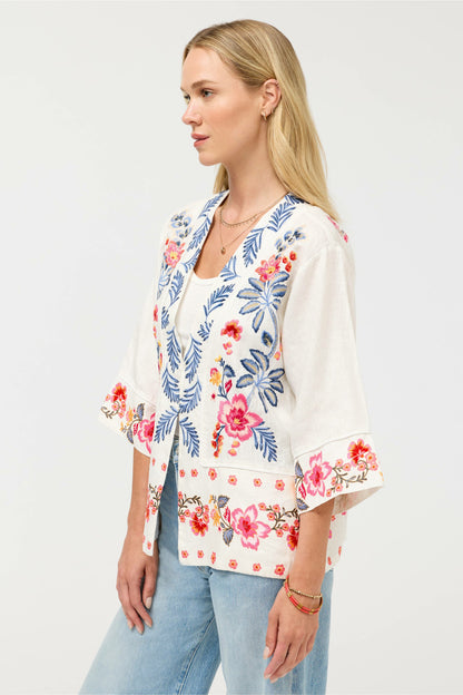 WIDE HEM KIMONO