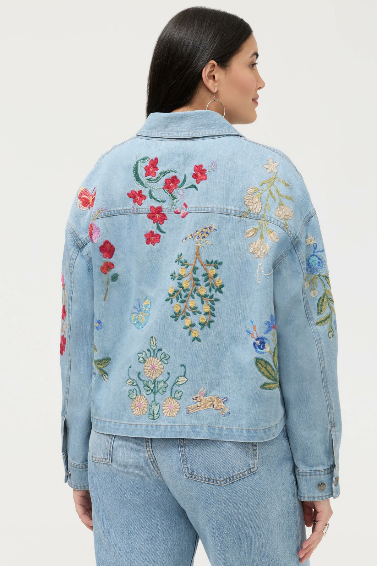 BEATRIX CROPPED DENIM JACKET