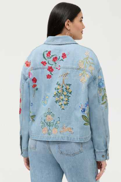 BEATRIX CROPPED DENIM JACKET