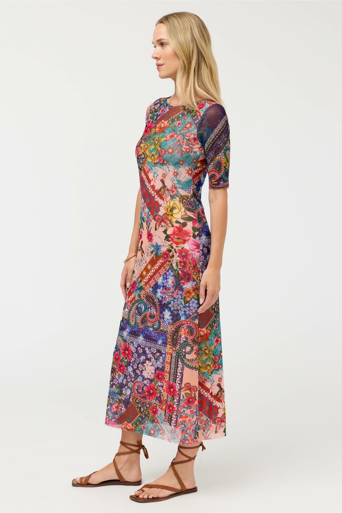 ASTRID MESH MIDI DRESS