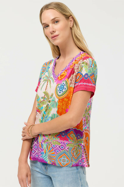 The Janie Favorite Short Sleeve V-Neck Tee