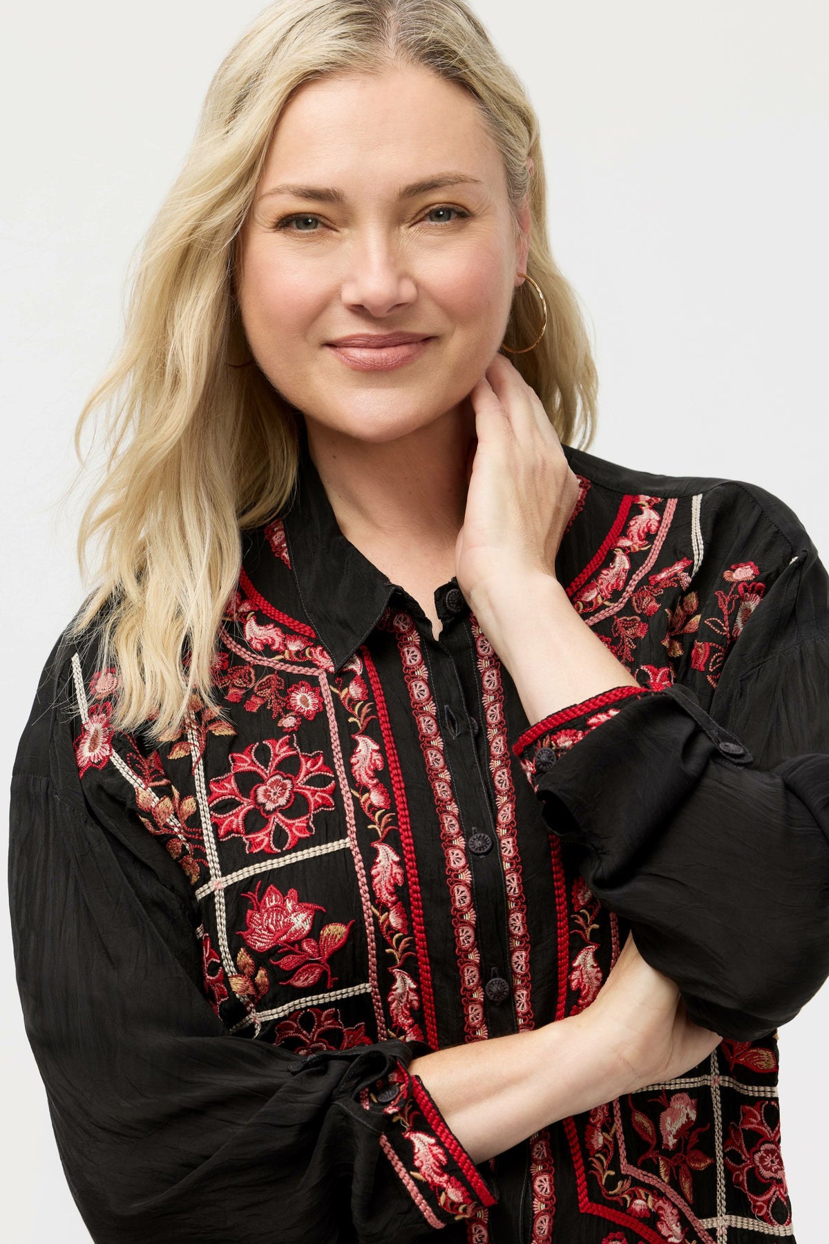 SLIM AUDREY COLLARED SHIRT