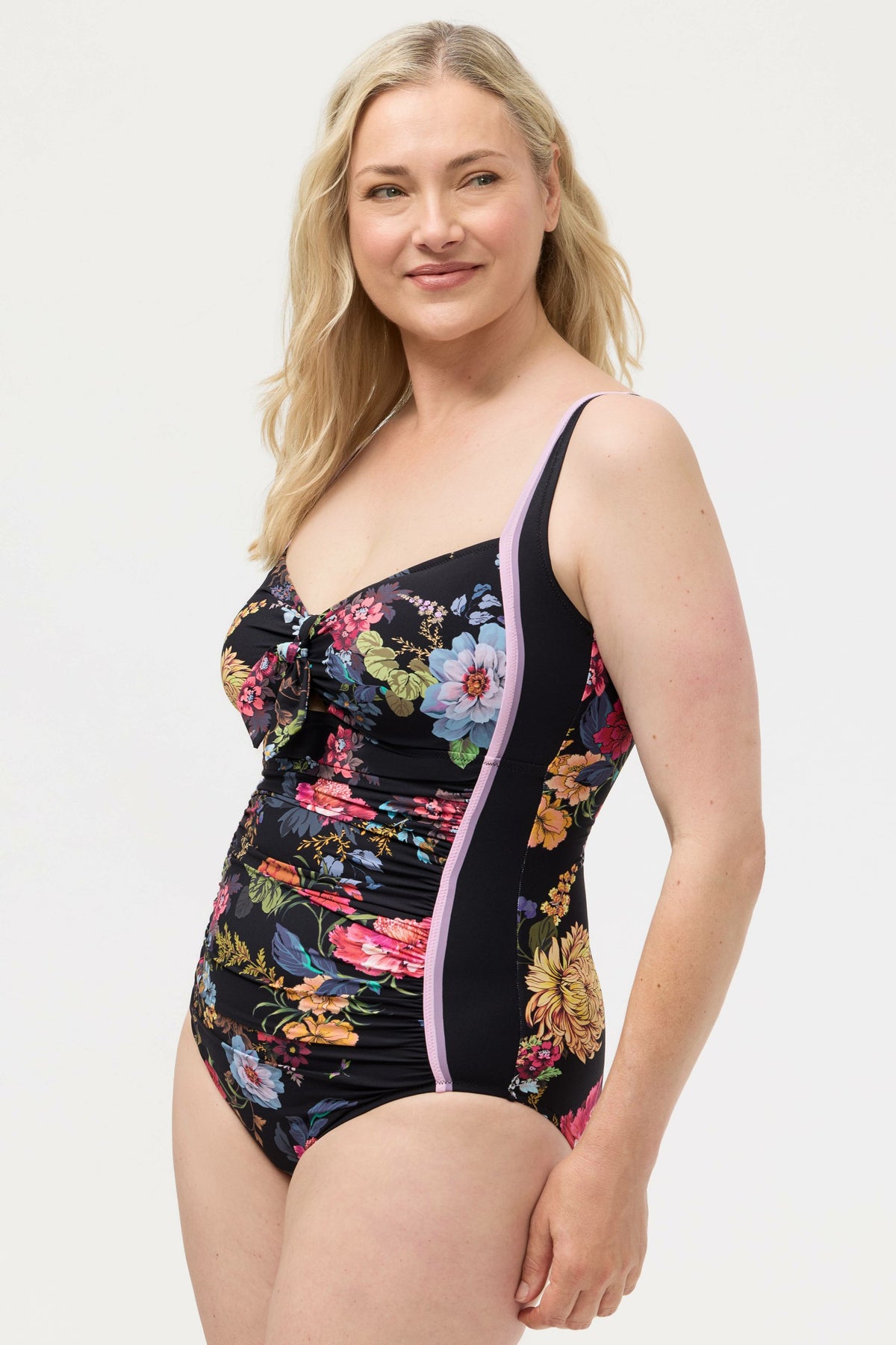 BACCARA TIE RUCHED ONE PIECE