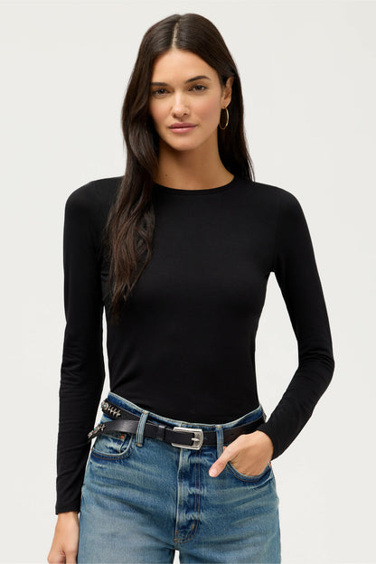 ESSENTIALS SOFT TOUCH LONG SLEEVE CREW NECK