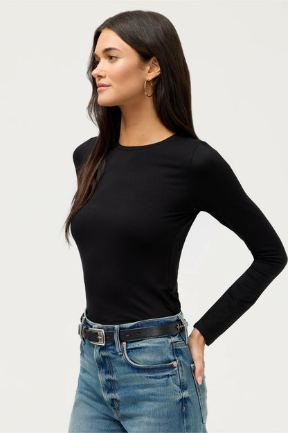 ESSENTIALS SOFT TOUCH LONG SLEEVE CREW NECK