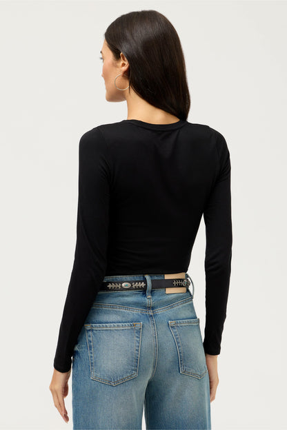 ESSENTIALS SOFT TOUCH LONG SLEEVE CREW NECK