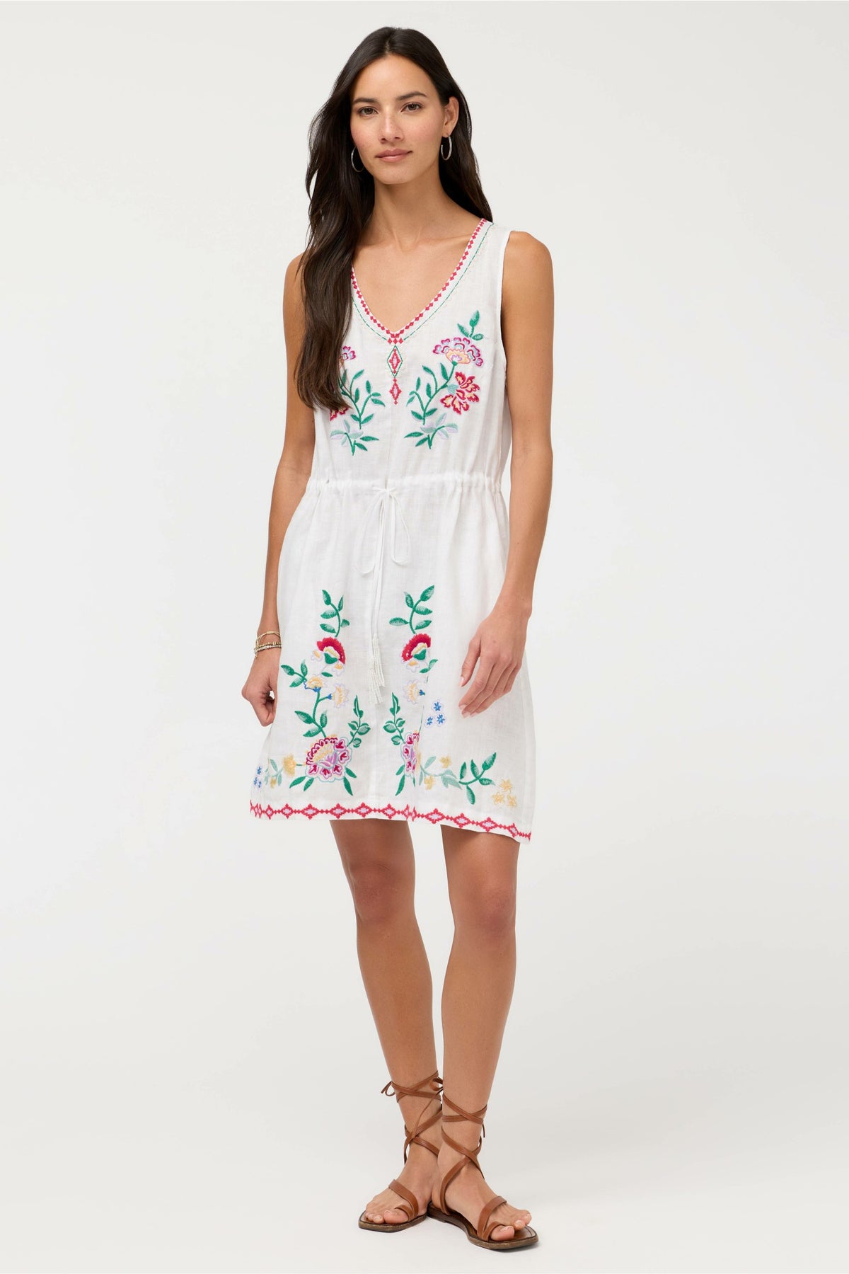 DRAWSTRING TANK DRESS