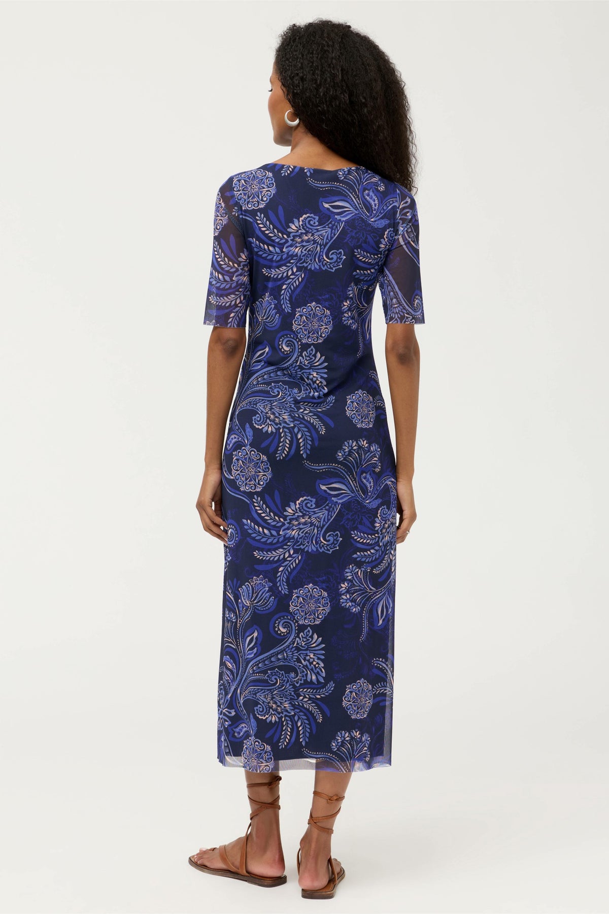 ASTRID MESH MIDI DRESS