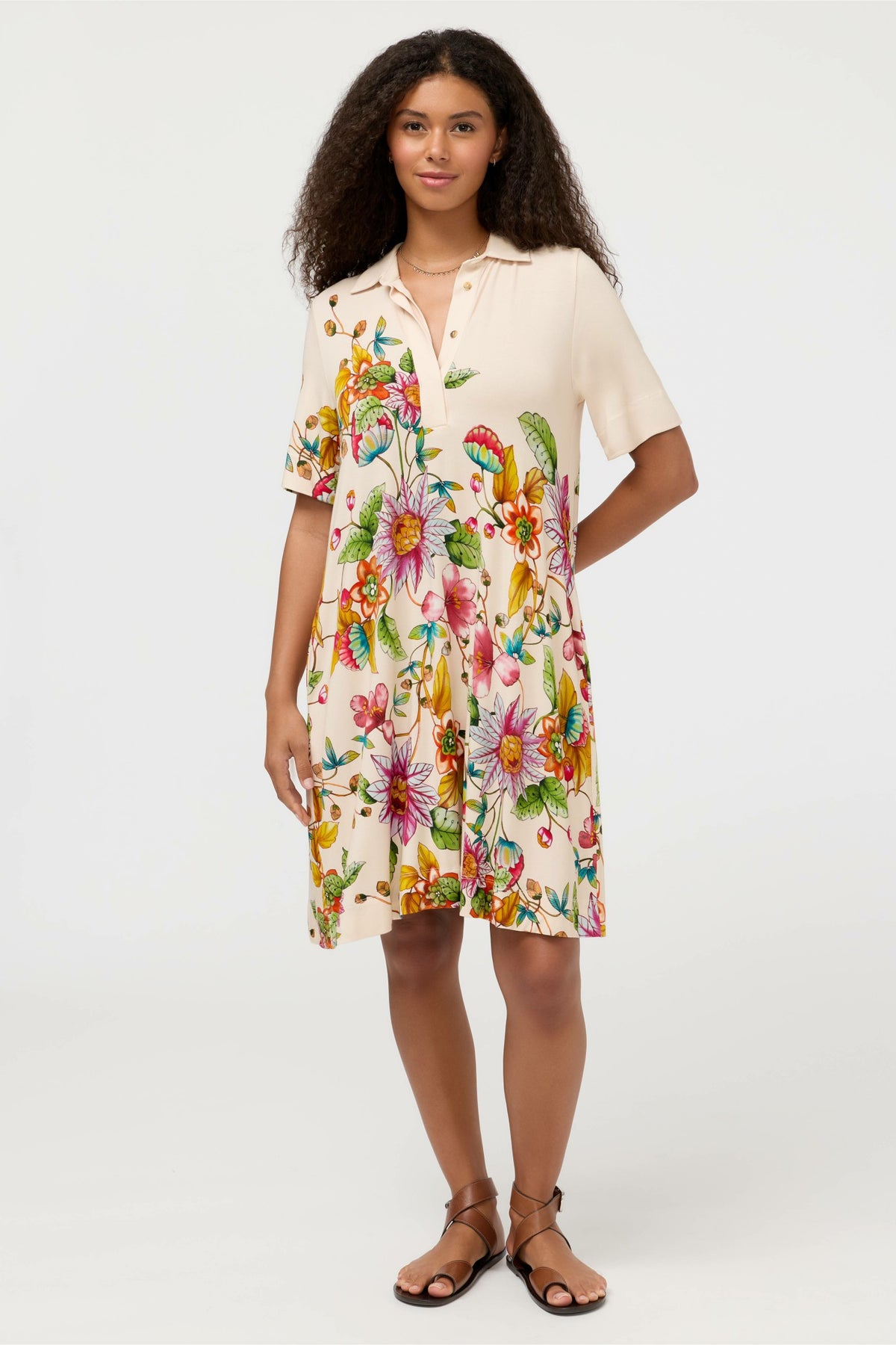 THE JANIE FAVORITE POLO SWING DRESS