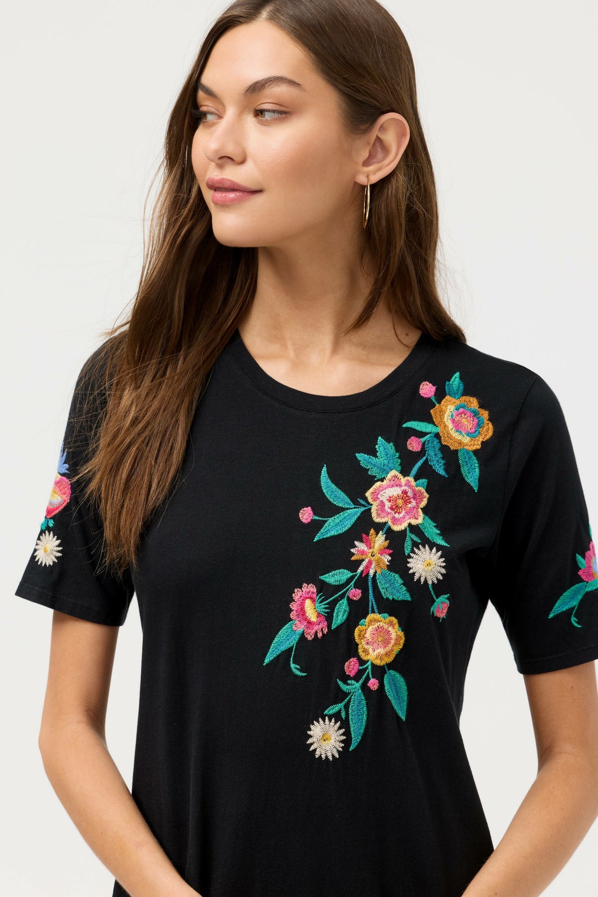 RUFFLE HEM KNIT DRESS