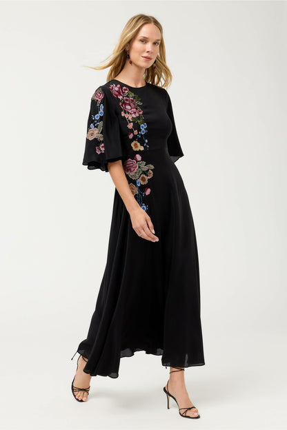 GINZA SILK MAXI DRESS