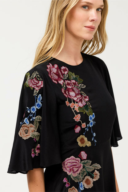 GINZA SILK MAXI DRESS