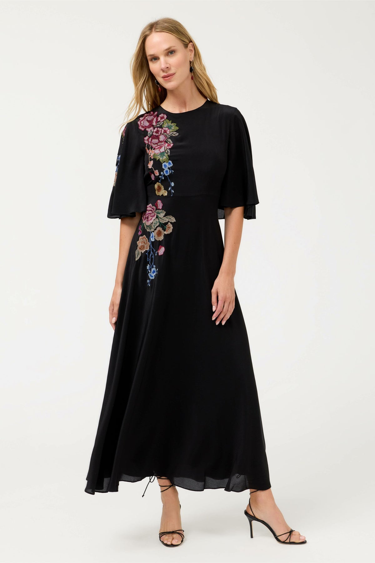 GINZA SILK MAXI DRESS