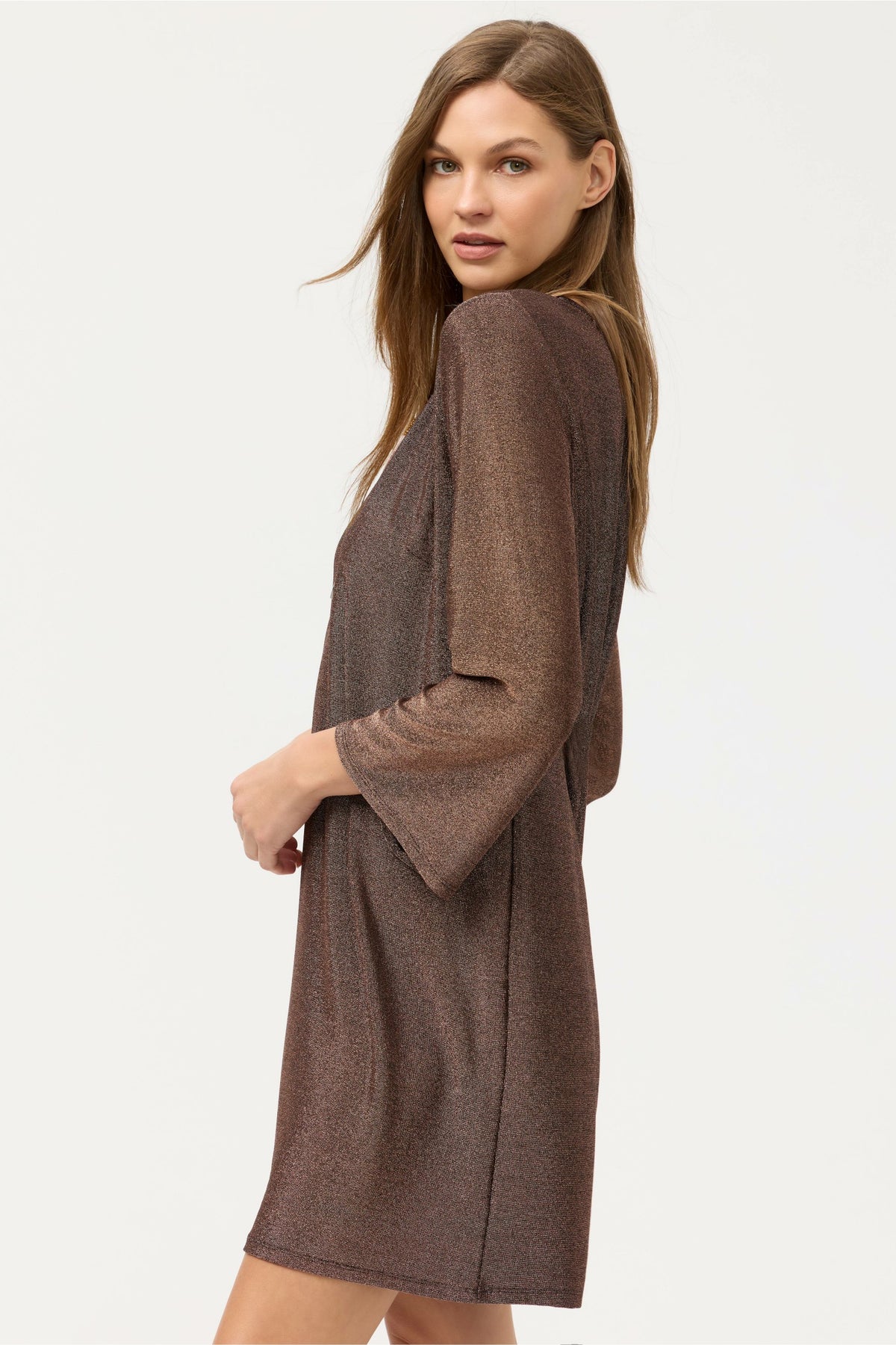 MILAGROS WIDE SLEEVE MINI DRESS