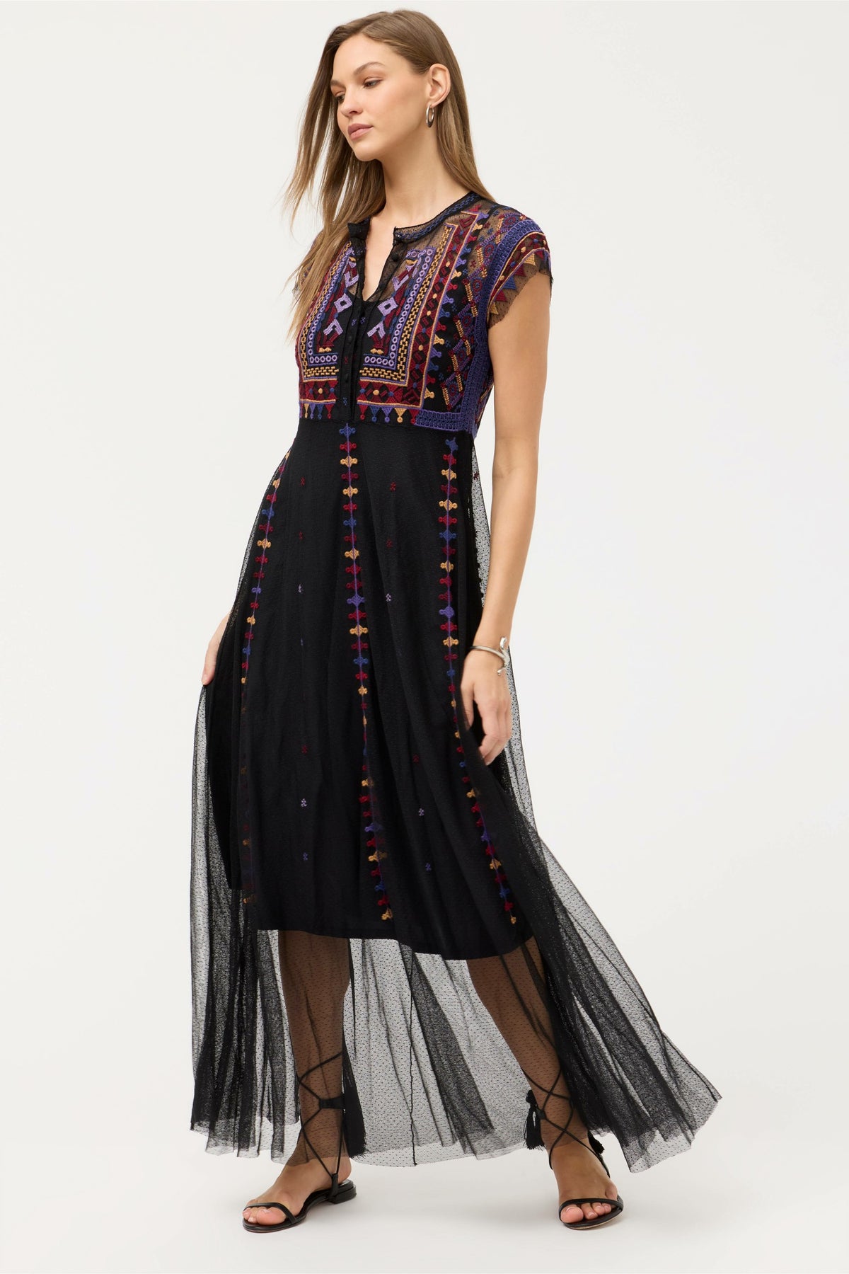 APOLONIA MESH DRESS