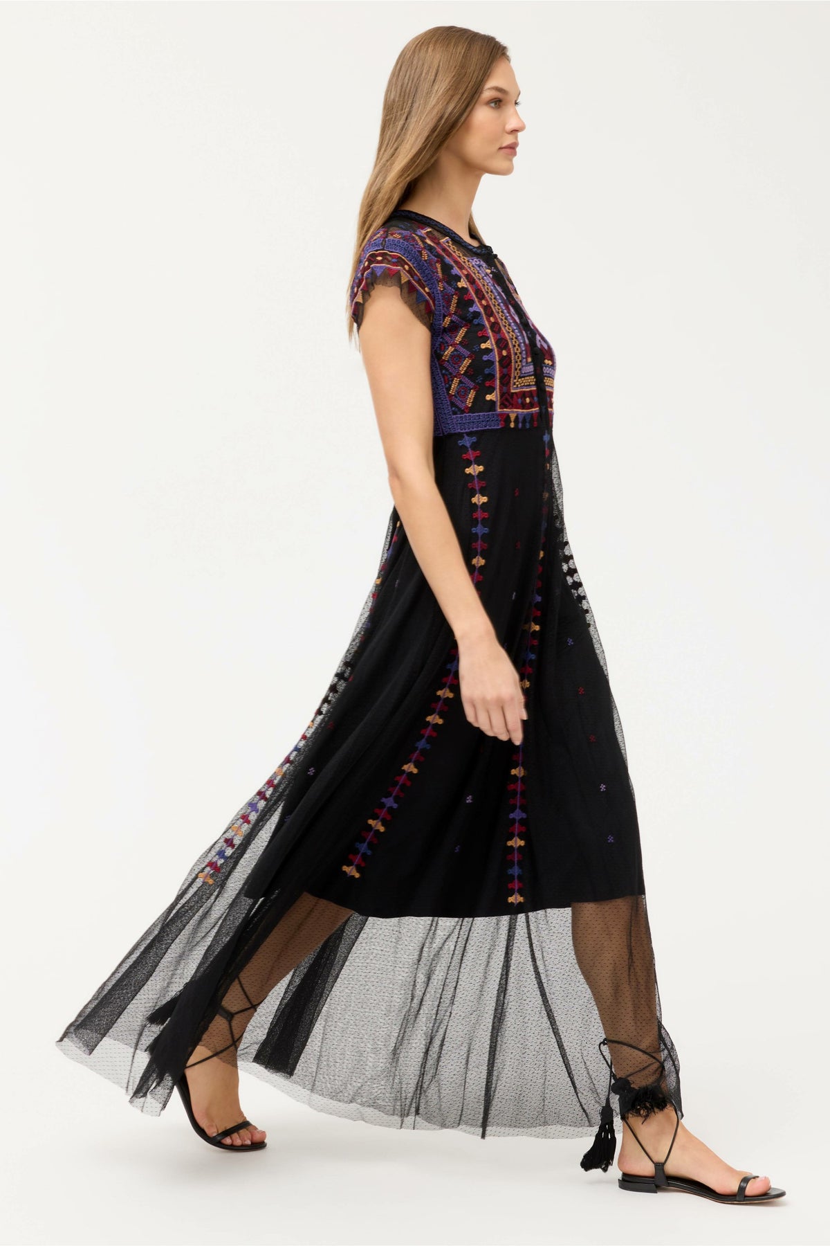 APOLONIA MESH DRESS