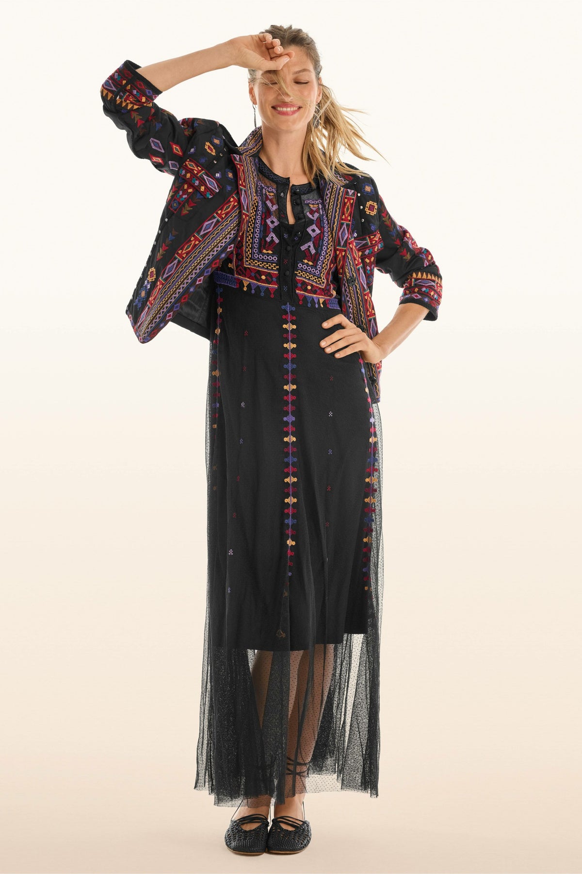 APOLONIA MESH DRESS