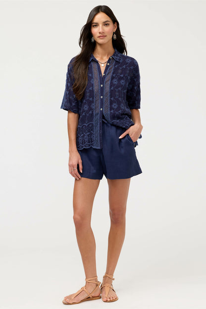 DEENA BUTTON DOWN TOP