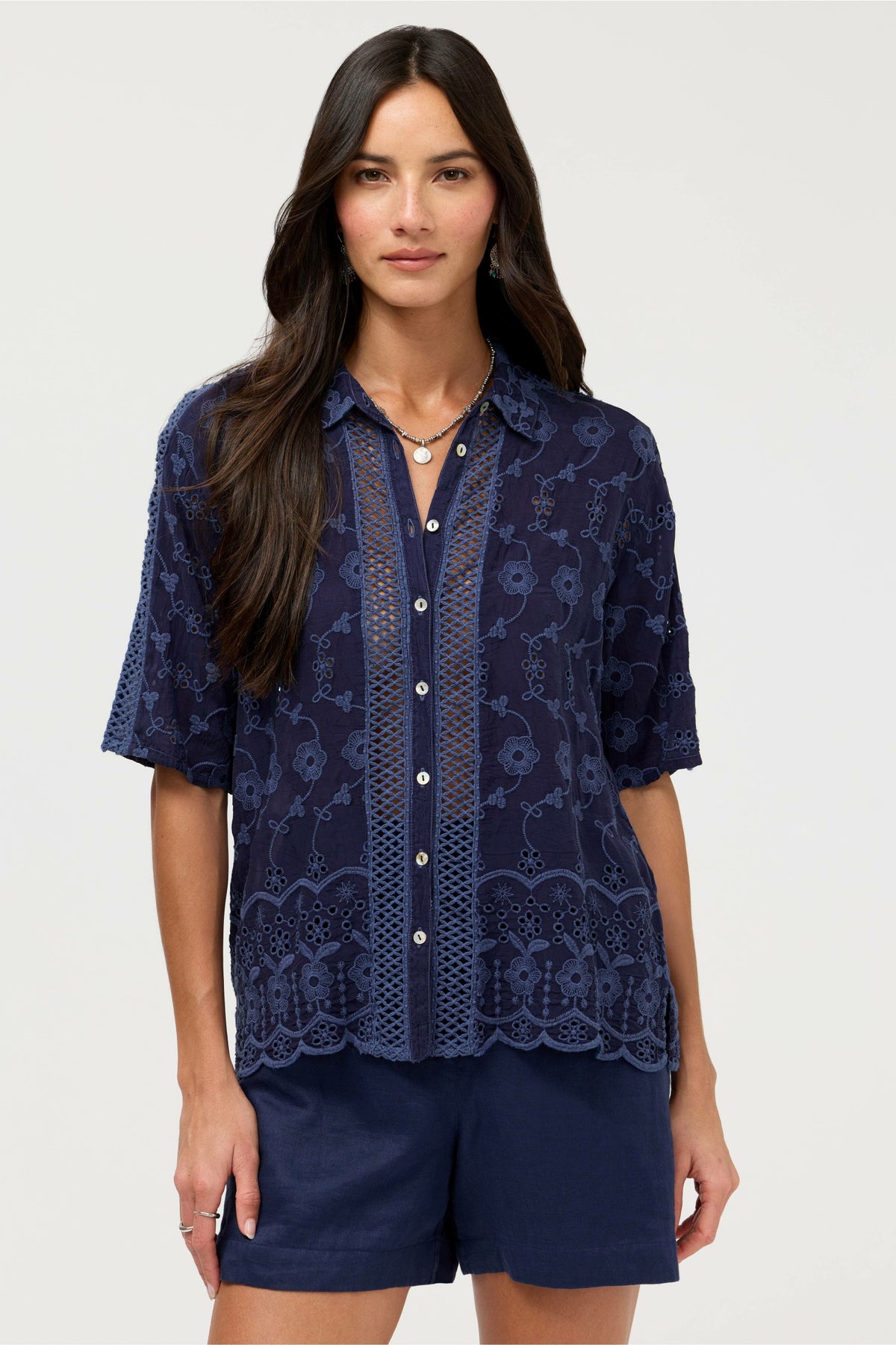 DEENA BUTTON DOWN TOP