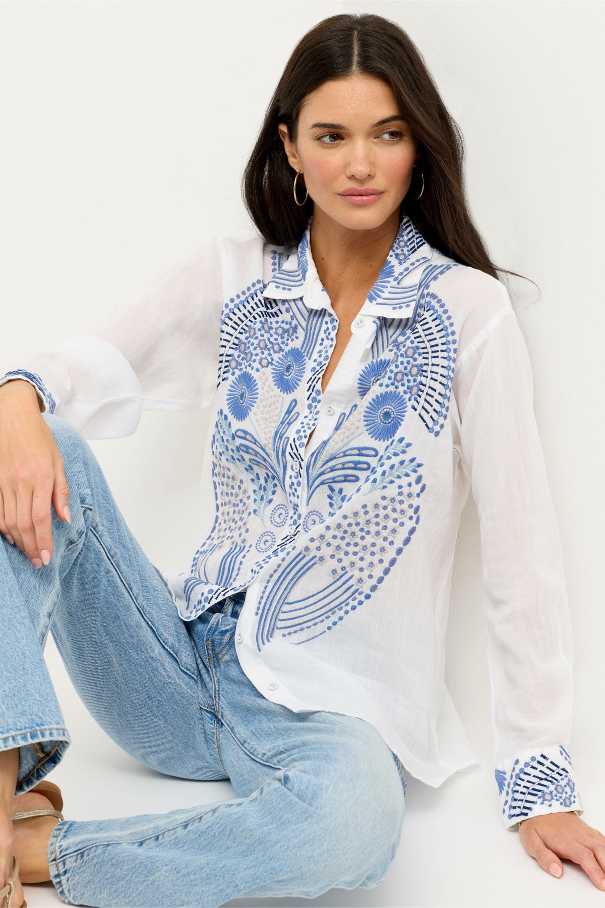 RELAXED BUTTON DOWN SHIRT