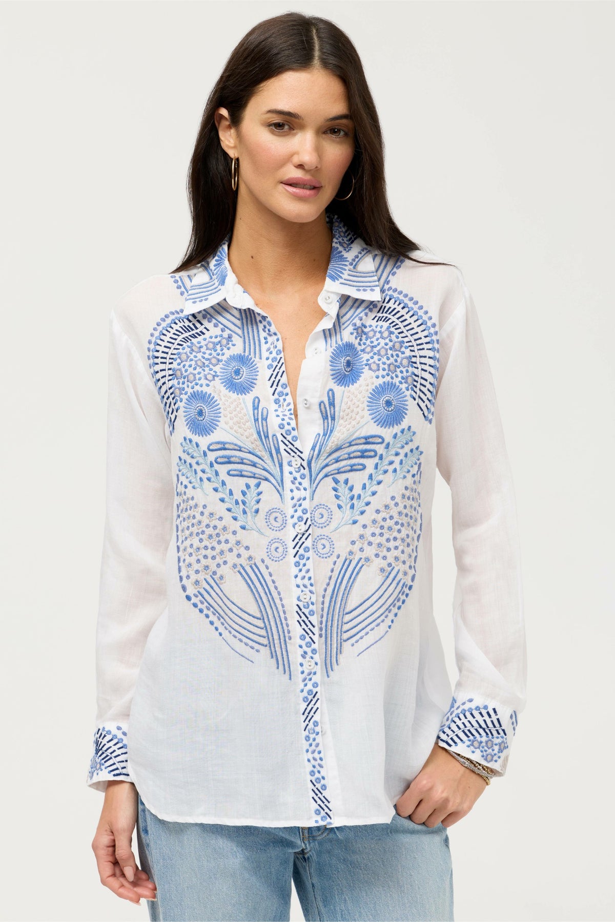 RELAXED BUTTON DOWN SHIRT