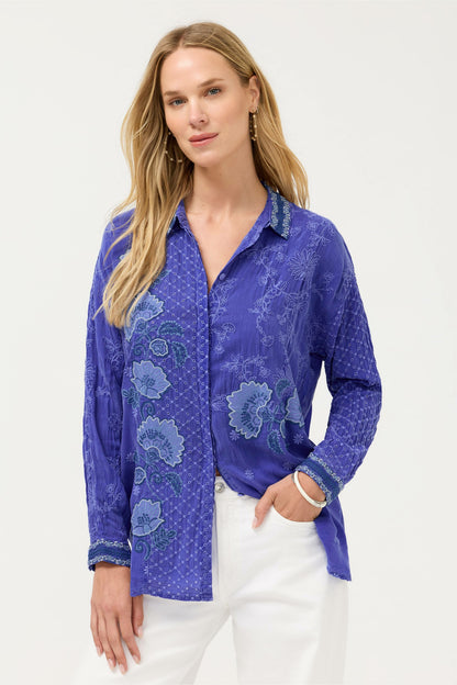SLIM AUDREY BUTTON DOWN TUNIC