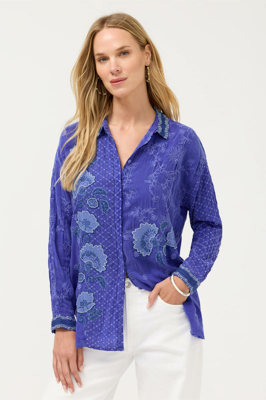 SLIM AUDREY BUTTON DOWN TUNIC