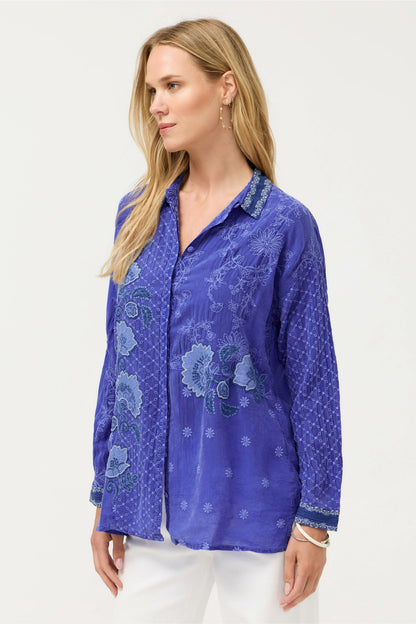 SLIM AUDREY BUTTON DOWN TUNIC