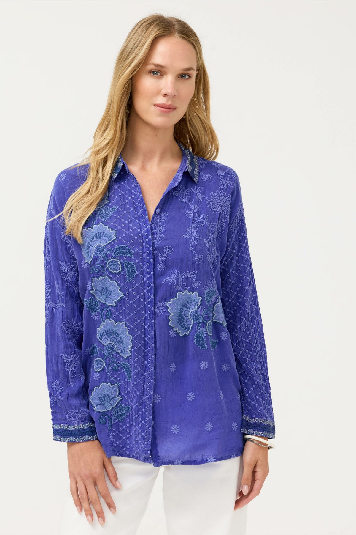 SLIM AUDREY BUTTON DOWN TUNIC